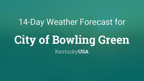 bowling green kentucky weather forecast.